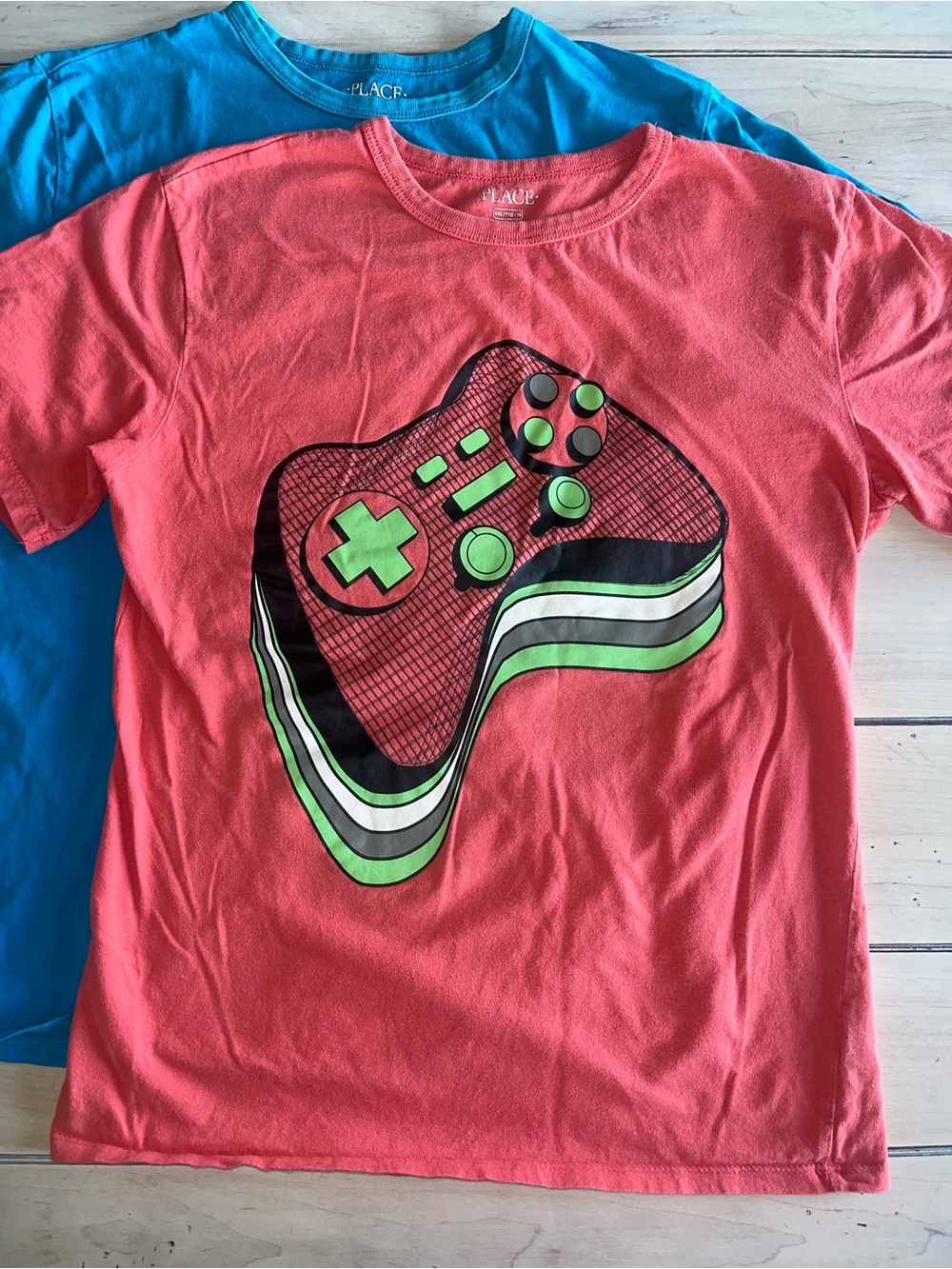 Children's Place 4 ct sz 16 Boy T-shirts: dinosaur, gamer, sport, monster truck - Picture 3 of 7